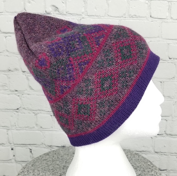 CAPELLO | wool fair isle nordic toque winter hat - Picture 2 of 7